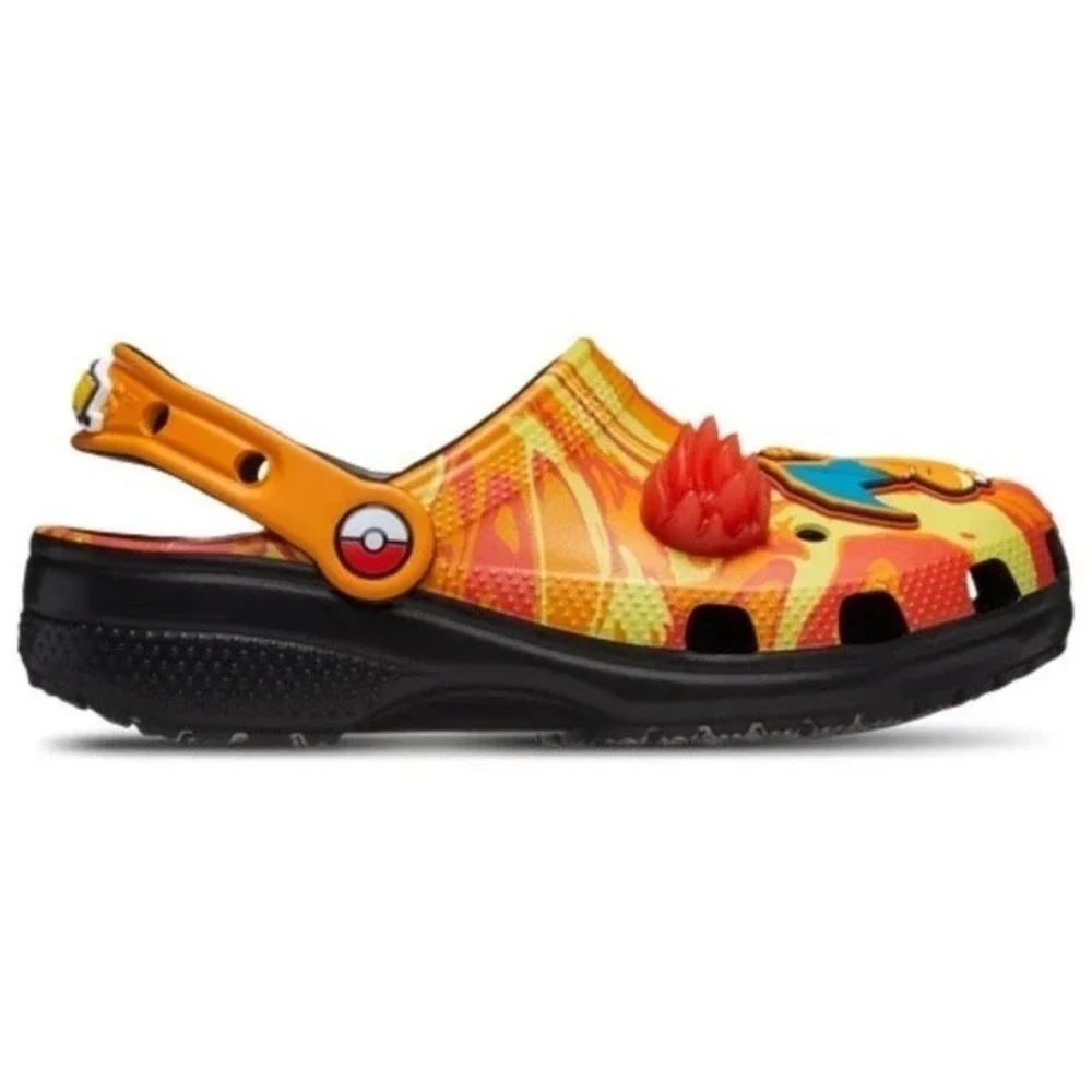 Crocs Pokemon Classic‎ Clogs Charizard Orange Yellow 210242-001 Men Sizes